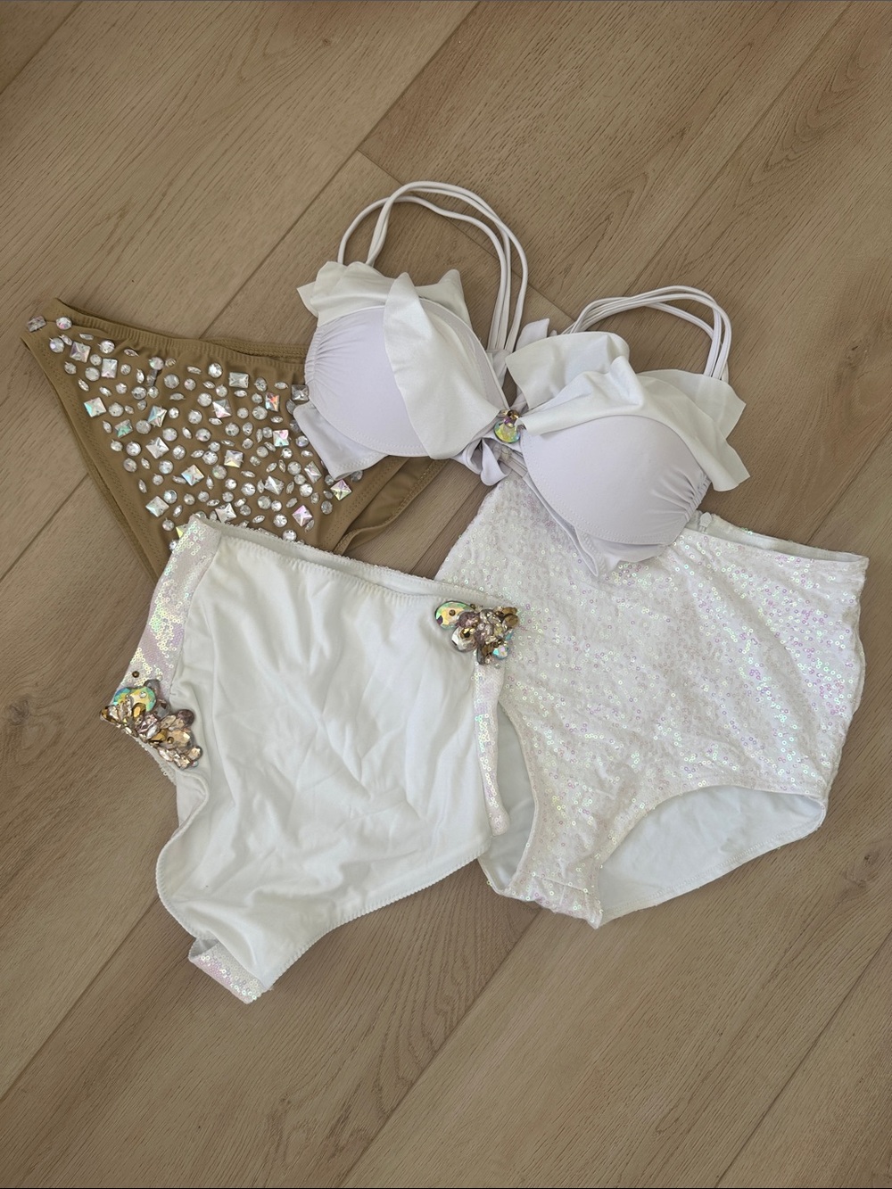 👙👰🏻‍♀️Custom Festival Bridal Bikini Set- 3 different looks 💎